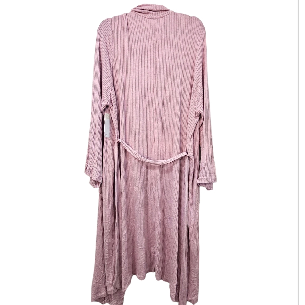 NWT Nordstrom Rack Ribbed Long Robe Size XL - Picture 5 of 5